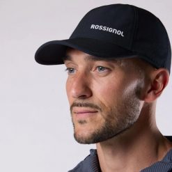 Czapka z daszkiem Rossignol Active. Czarne czapki męskie Rossignol, bez wzorów. Za 159.99 zł.