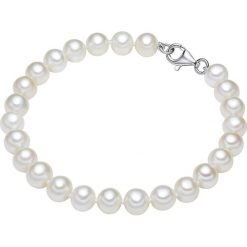 Bransoletka perłowa. Białe bransoletki damskie The Pacific Pearl Company, Nova Pearls Copenhagen, srebrne. W wyprzedaży za 153.95 zł.
