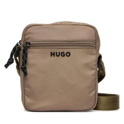Saszetka HUGO. Brązowe saszetki męskie Hugo. Za 379.99 zł.