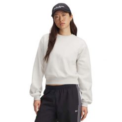 Bluza Under Armour Ua Icon Vida Flc Crew Damskie. Białe bluzy bez kaptura damskie Under Armour, s, bez wzorów, z bawełny, bez ramiączek, długie, bez kaptura. Za 357.99 zł.
