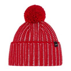 Czapka Eisbar Ronda Pompon MÜ. Czerwone czapki męskie Eisbar, bez wzorów, z wełny, sportowe. W wyprzedaży za 215.54 zł.
