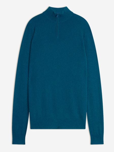 Just Cashmere Kaszmirowy sweter "Bradley" w kolorze niebieskim rozmiar: L. Niebieskie golfy damskie Just Cashmere, l, bez wzorów, z kaszmiru, bez ramiączek. Za 413.99 zł.