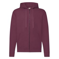Klasyczna Kurtka Z Kapturem Dla Dorosłych Unisex. Brązowe kurtki damskie Fruit of the Loom, m, bez wzorów, klasyczne, z kapturem. Za 136.99 zł.