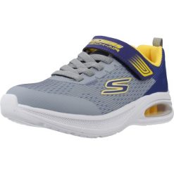 Buty SKECHERS MICROSPEC MAX ADVANCE Niebieski. Niebieskie buty trekkingowe męskie Skechers, z syntetyku, bez zapięcia, trekkingowe, Skechers Sport. Za 216.99 zł.