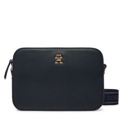 Torebka Tommy Hilfiger. Niebieskie listonoszki damskie Tommy Hilfiger, bez wzorów, bez dodatków. Za 259.99 zł.