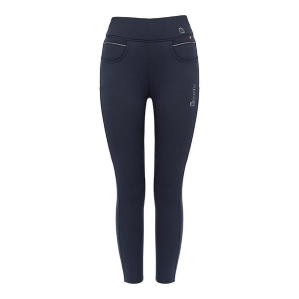 Damskie legginsy jeździeckie z pełną przyczepnością Cavallo Cavaliz RL. Czarne legginsy damskie CAVALLO, bez wzorów, z elastanu. Za 354.50 zł.