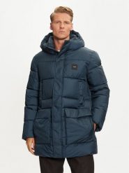 Calvin Klein Płaszcz zimowy K10K113465 Niebieski Regular Fit. Niebieskie płaszcze męskie CALVIN KLEIN, na zimę, m, bez wzorów, z syntetyku. Za 849.99 zł.