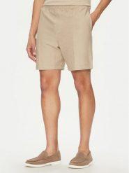JOOP! Szorty materiałowe 17 JJ-32Paco 30045554 Beżowy Regular Fit. Brązowe szorty męskie Joop!, bez wzorów, z bawełny. Za 279.99 zł.