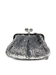 Weekend Max Mara Torebka 2615511094650 Srebrny. Szare torebki klasyczne damskie Weekend Max Mara, bez wzorów, z materiału, bez dodatków. Za 879.99 zł.