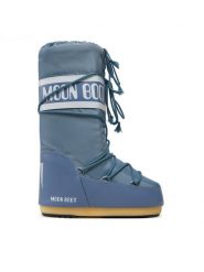 Moon Boot Śniegowce Mb Icon Nylon 80D1400440 Szary. Niebieskie śniegowce damskie Moon Boot, z materiału. Za 469.99 zł.