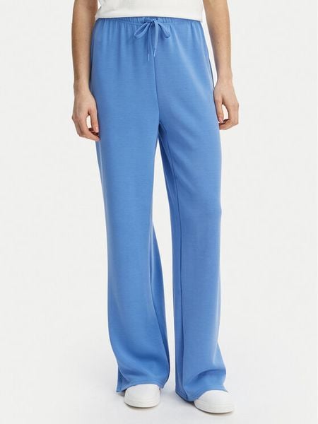 ONLY Spodnie materiałowe Maya 15369156 Niebieski Loose Fit. Niebieskie spodnie materiałowe damskie Only, bez wzorów, z materiału. Za 169.99 zł.