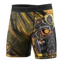 Spodenki Vale Tudo do MMA męskie EXTREME HOBBY DBD. Czarne szorty męskie EXTREME HOBBY, z elastanu, bez kołnierzyka. Za 179.00 zł.