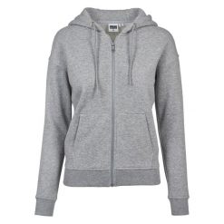 Bluza damska z kapturem Urban Classic claic zip. Szare bluzy z kapturem damskie Urban Classics, xs. Za 148.45 zł.