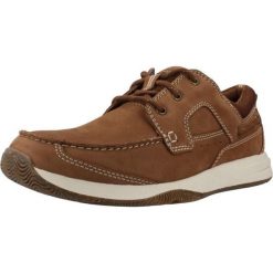 Buty CLARKS SAILVIEW LACE Brązowy. Brązowe buty trekkingowe męskie Clarks, ze skóry, bez zapięcia. Za 354.99 zł.