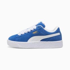 Buty Sportowe Puma Suede XL Jr na co dzień. Białe buty sportowe na co dzień damskie Puma, bez wzorów, z dresówki, do biegania, Puma Suede. Za 124.70 zł.