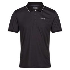 Męska Koszulka Polo Remex II. Zielone koszulki polo męskie Regatta, l, bez wzorów, z jersey, bez ramiączek. Za 52.99 zł.