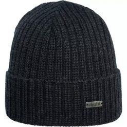 Czapka zimowa męska Eisglut Jocheng Merino czarna. Czarne czapki męskie EISGLUT, na zimę, bez wzorów, sportowe. Za 194.00 zł.