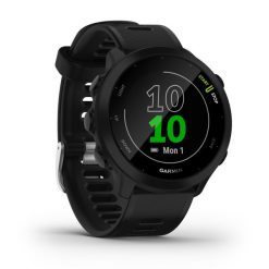 Zegarek do biegania z GPS Garmin Forerunner 55 Black. Czarne zegarki damskie GARMIN. Za 689.99 zł.