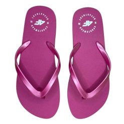 Japonki damskie 4F 4FWSS24FFLIF165. Brązowe klapki damskie 4f, bez wzorów, z gumy, bez obcasa. Za 44.99 zł.