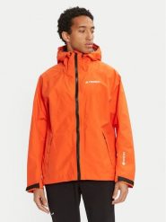 Adidas Kurtka przeciwdeszczowa TERREX XPERIOR GORE-TEX PACLITE HN2909 Pomarańczowy Regular Fit. Brązowe kurtki outdoor męskie Adidas, m, bez wzorów, z gore-texu, bez kaptura. Za 639.99 zł.
