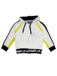 Bluza z bawełna z kaptur na co dzień na siłownię. Żółte bluzy sportowe damskie LEONE 1947 APPAREL, bez wzorów, z bawełny, bez kołnierzyka, bez ramiączek. Za 147.31 zł.