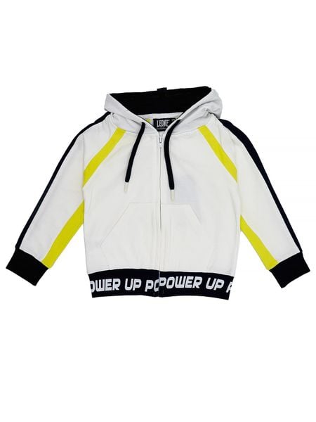 Bluza z bawełna z kaptur na co dzień na siłownię. Żółte bluzy sportowe damskie LEONE 1947 APPAREL, s, z bawełny. Za 147.31 zł.