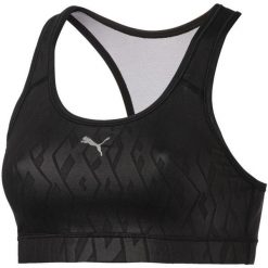 Stanik Puma 4 Keeps Graphic Bra M czarny 516997 01. Czarne biustonosze sportowe damskie Puma, bez wzorów. Za 119.17 zł.