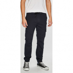 Tom Tailor Denim - Spodnie. Niebieskie spodnie materiałowe męskie Tom Tailor Denim, bez wzorów, z bawełny, casualowe. W wyprzedaży za 159.90 zł.