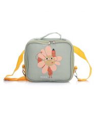 DUKA Torba w kolorze zielono-żółtym na lunch - 22 x 8 x 19 cm rozmiar: onesize. Zielone torebki dziecięce DUKA. Za 52.79 zł.