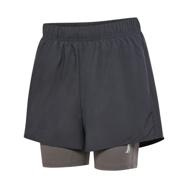 Damskie szorty 2 w 1 Hummel Hiit Intensity. Brązowe spodenki sportowe damskie HUMMEL, xs, na fitness i siłownię. Za 249.00 zł.