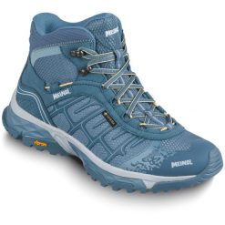 Buty turystyczne damskie MEINDL Finale Lady Mid z membraną Gore-Tex. Niebieskie obuwie trekkingowe damskie MEINDL. W wyprzedaży za 714.35 zł.