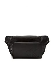 Calvin Klein Saszetka nerka Sculpted Impression Waistbag 38 LV04G3160G Czarny. Czarne saszetki męskie CALVIN KLEIN, ze skóry. Za 319.99 zł.