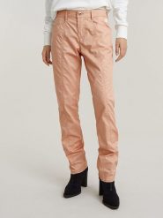 G-Star Spodnie chino w kolorze jasnoróżowym rozmiar: W32. Różowe spodnie materiałowe damskie G-Star, bez wzorów, retro. Za 144.92 zł.