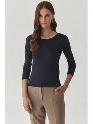 TATUUM Sweter w kolorze granatowym rozmiar: XXL. Niebieskie swetry klasyczne damskie Tatuum, xxl, bez kołnierzyka. Za 100.28 zł.