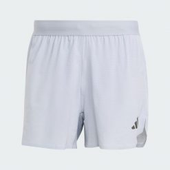 Szorty Adi365 Running CLIMACOOL+. Szare szorty męskie Adidas, bez wzorów, z elastanu, klasyczne. Za 259.00 zł.