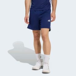 Spodenki fitness cardio męskie ADIDAS. Niebieskie szorty męskie Adidas, m, na fitness i siłownię. Za 129.99 zł.