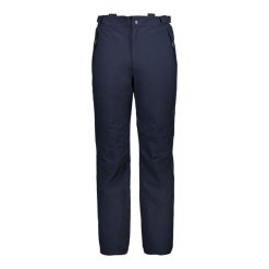 Spodnie narciarskie męskie CMP. Niebieskie spodnie materiałowe męskie CMP, bez wzorów, sportowe. Za 379.99 zł.