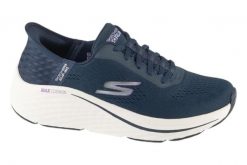 Buty sportowe damskie, Slip-Ins: Max Cushioning Elite 2.0 - Vanish. Niebieskie buty sportowe na co dzień damskie Skechers, bez wzorów, z materiału, trekkingowe. Za 469.99 zł.