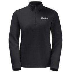 Bluza trekkingowa damska Jack Wolfskin Taunus Hz. Czarne bluzy z kapturem damskie Jack Wolfskin, s, z materiału. Za 273.85 zł.