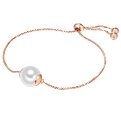 Lulu & Jane Mosiadz Sztuczna perła Bransoletki 1 ct Damski. Białe bransoletki damskie Lulu & Jane, pozłacane. Za 149.99 zł.