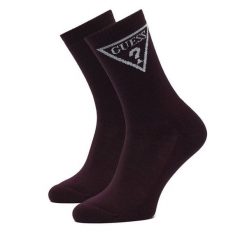 Skarpety długie Guess. Fioletowe skarpetki damskie Guess, z aplikacjami. Za 54.99 zł.