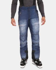 Męskie spodnie narciarskie softshell Kilpi JEANSO-M. Niebieskie spodnie materiałowe męskie Kilpi, bez wzorów, z materiału. Za 358.00 zł.