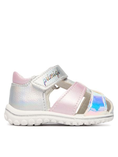 Primigi Sandały 1363544 Srebrny. Szare sandały dziewczęce Primigi, ze skóry, bez zapięcia. Za 229.99 zł.