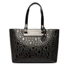 Torebka Armani Exchange. Czarne torebki klasyczne damskie Armani Exchange, bez wzorów, bez dodatków. Za 569.99 zł.