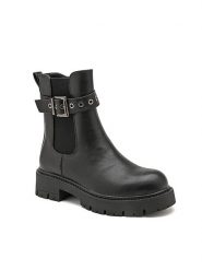 Sixth Sens Botki w kolorze czarnym rozmiar: 40. Czarne botki damskie Sixth Sens, bez obcasa, bez zapięcia. Za 152.99 zł.