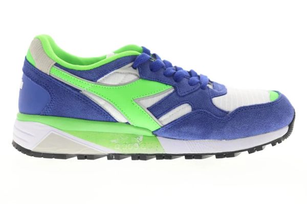 Męskie buty sportowe niskoprofilowy N9002. Białe buty sportowe na co dzień męskie Diadora, ze skóry, bez zapięcia, trekkingowe. Za 531.00 zł.
