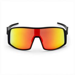 Okulary CHPO Henke Black/Red Mirror z polaryzacją i matową oprawką z recyklingu. Czarne okulary przeciwsłoneczne męskie ECHO. Za 182.85 zł.