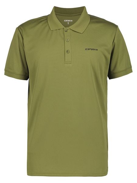 Icepeak Funkcyjna koszulka polo "Bellmont" w kolorze khaki rozmiar: L. Brązowe koszulki polo męskie ICEPEAK, l, bez wzorów, bez ramiączek. Za 61.46 zł.