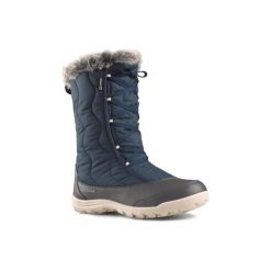 Śniegowce turystyczne SH500 X-Warm damskie. Niebieskie śniegowce damskie QUECHUA, z gumy. Za 179.99 zł.