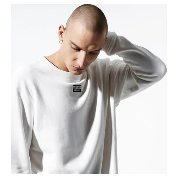 Adidas Bluza Vocal Crew , biały, rozmiar L. Białe bluzy bez kaptura męskie Adidas, l, z bawełny. Za 249.99 zł.